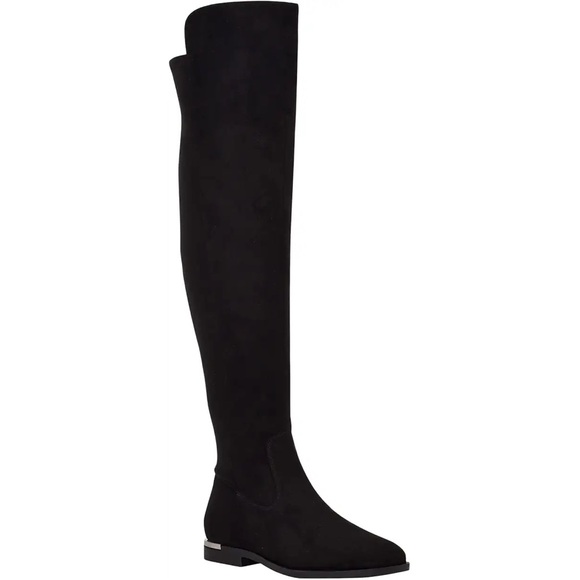 Calvin Klein Rania Black Over-the-Knee Boots - Picture 1 of 9